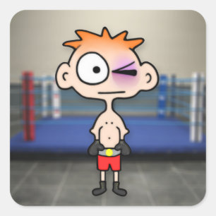 Sticker Carré Petite luge