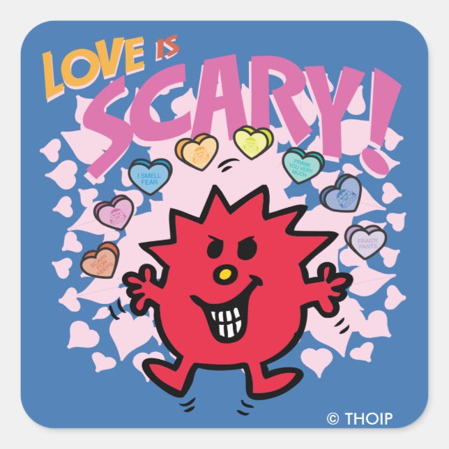 Sticker Carré Petite Miss Effraction | Valentine (Devant)