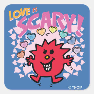 Sticker Carré Petite Miss Effraction   Valentine