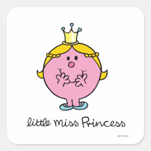 Sticker Carré Petite Princesse Rigolote