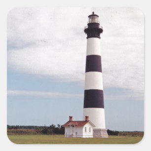 Sticker Carré Phare de Bodie Island