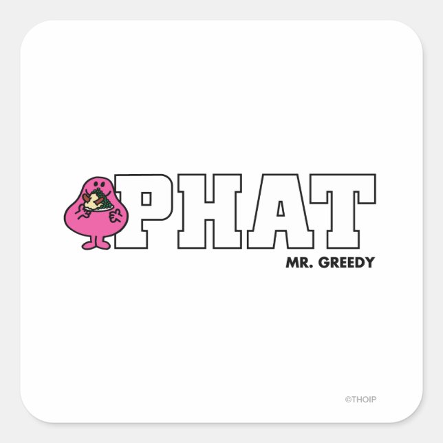 STICKER CARRÉ PHAT (Devant)