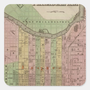 Sticker Carré Philadelphie 6