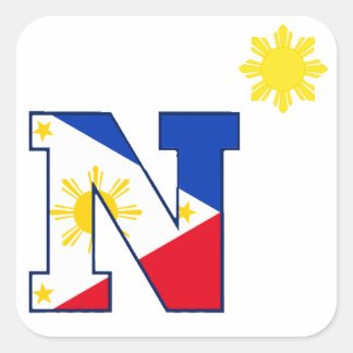 Sticker Carré Philippines N Sun