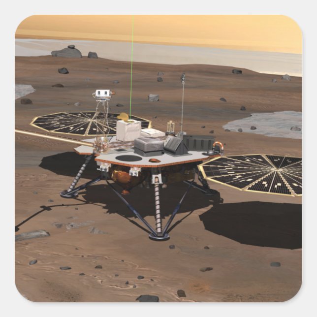 Sticker Carré Phoenix Mars Lander 5 (Devant)