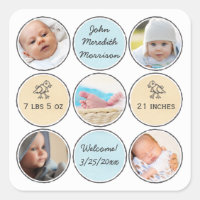 Photo Collage Baby Boy Nom, statistiques de naissa