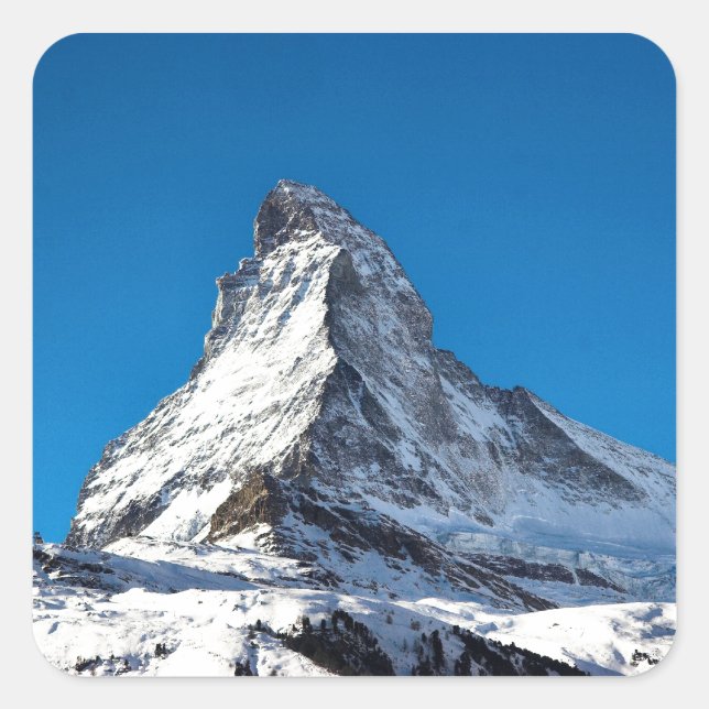 Sticker Carré Photo Matterhorn (Devant)