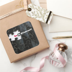 Sticker Carré Pièce de puzzle manquante