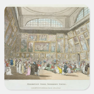 Sticker Carré Pièce d'exposition, Chambre de Somerset