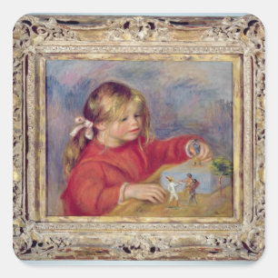 Sticker Carré Pierre un Renoir   Claude Renoir au jeu