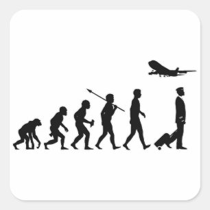 Sticker Carré Pilote commercial