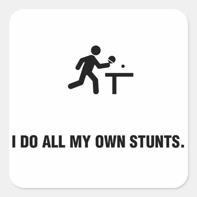 Sticker Carré Ping (Devant)