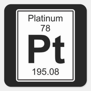 Sticker Carré Pinte - Platine