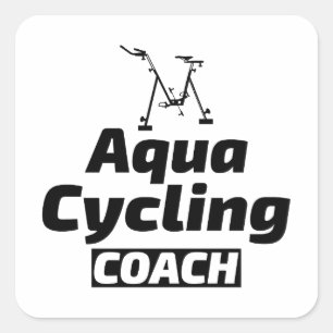 Sticker Carré Piscine de jogging aquatique profonde fitness