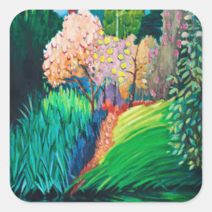 Sticker Carré Piscine sombre