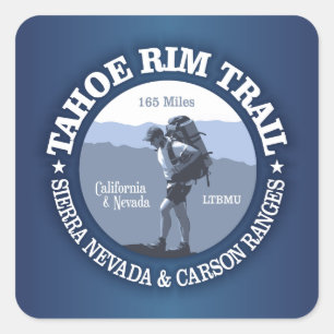 Sticker Carré Piste Tahoe Rim