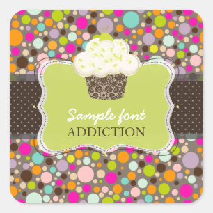 Sticker Carré PixDezines do-it-yourself couleurs/bulle gomme+key