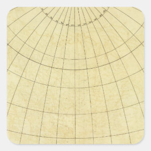 Sticker Carré Plan de l'Asie