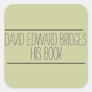 Sticker Carré Plaque