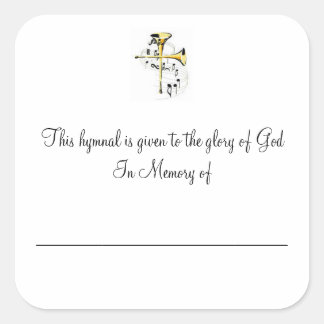 Sticker Carré Plaques de l'Hymne