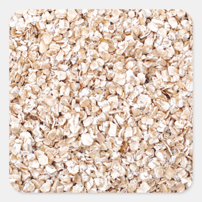 Sticker Carré Plat d'avoine (Devant)
