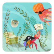 Plate-forme papier pour enfants Ocean Friends