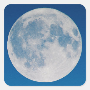 Sticker Carré Pleine lune Blue Sky