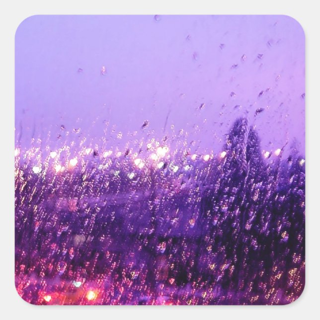 Sticker Carré Pleurez sur moi (Devant)