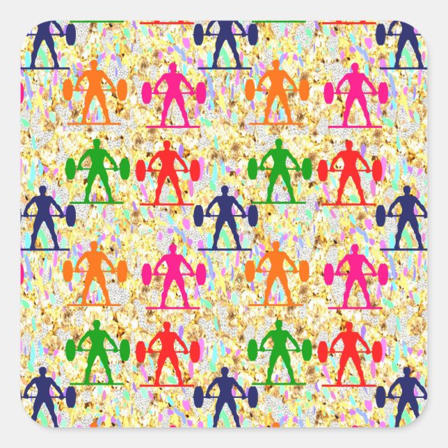 Sticker Carré Poids (Devant)