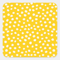 Points Sauvages Poster de animal Jaune Et Blanc Po
