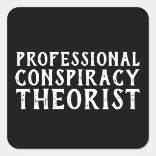 Sticker Carré Politique amusante