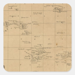 Sticker Carré Polynésie 2