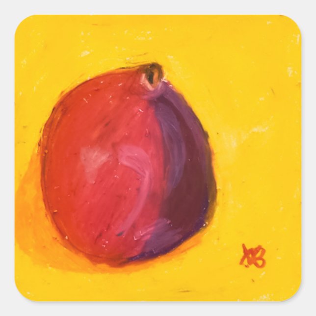 Sticker Carré Pomegranate (Devant)