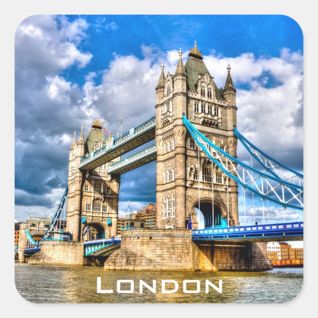Sticker Carré Pont Tower (Devant)