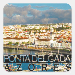 Sticker Carré Ponta Delgada