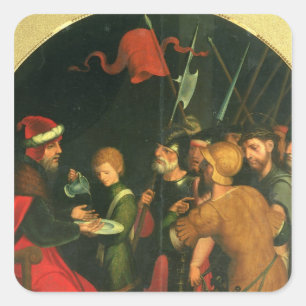 Sticker Carré Pontius Pilate se lavant les mains