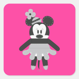 Sticker Carré Pook-a-Looz Minnie Vintage