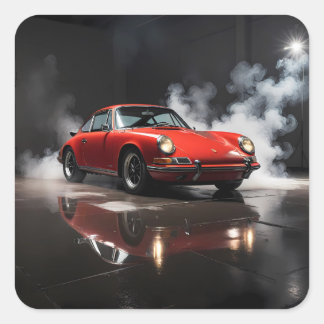Sticker Carré Porsche 911 1964