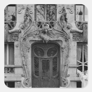 Sticker Carré Porte d'entrée des appartements 2