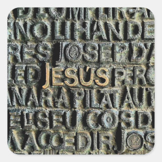 Sticker Carré Porte Jésus de la Sagrada Familia
