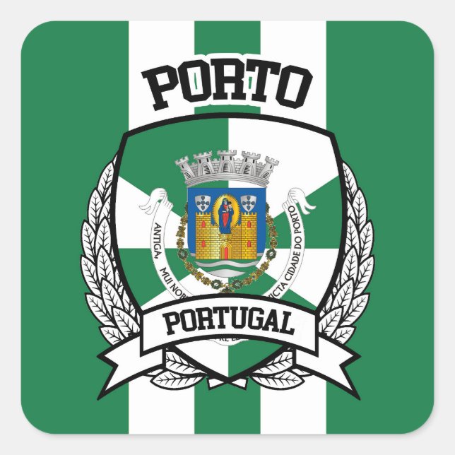 Sticker Carré Porto (Devant)