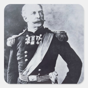 Sticker Carré Portrait de brigadier général Nelson A. Miles (1