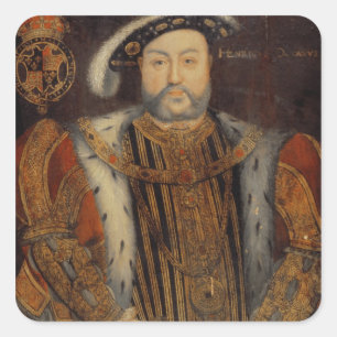 Sticker Carré Portrait de Henry VIII