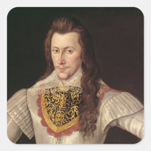 Sticker Carré Portrait de Henry Wriothesley 3e comte