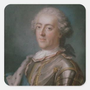 Sticker Carré Portrait de Louis XV Roi de France