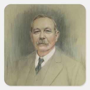 Sticker Carré Portrait de monsieur Arthur Conan Doyle