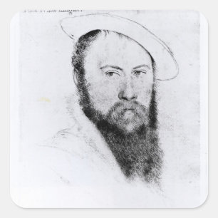 Sticker Carré Portrait de monsieur Thomas Wyatt le plus jeune