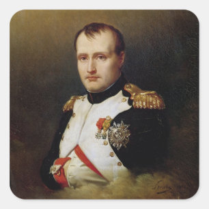 Sticker Carré Portrait de Napoléon I 1812
