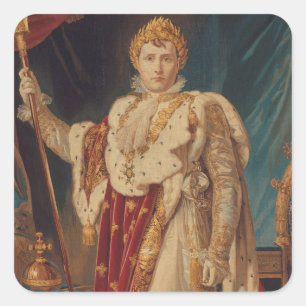 Sticker Carré Portrait de Napoléon Ier   1808-11