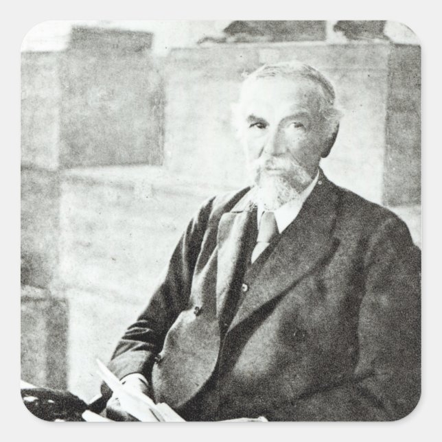 Sticker Carré Portrait de P. L. Sclater, (Devant)